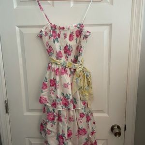 Target x Loveshackfancy Elise Smocked Tiered Midi